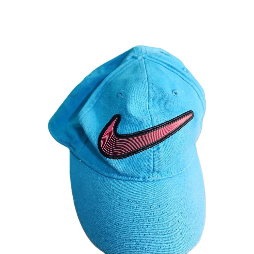 Girls Nike Hat/ Cap Light Blue Pink Size toddler‎  Fitted
